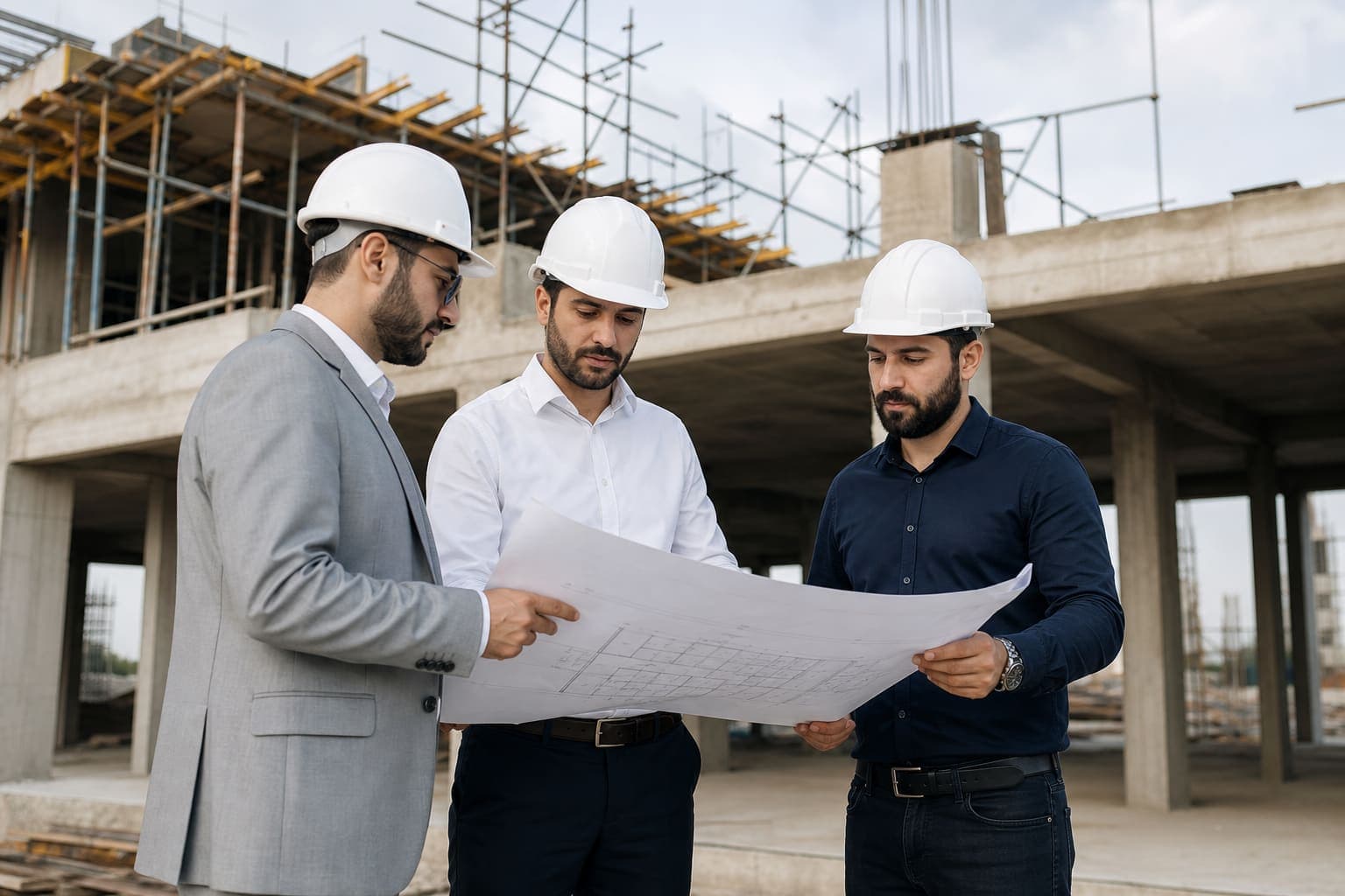 انتخاب پیمانکار در سایت پروژه